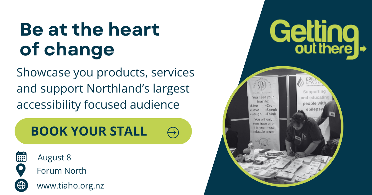 Promo graphic for potential stallholders at the Getting Out There Exposition