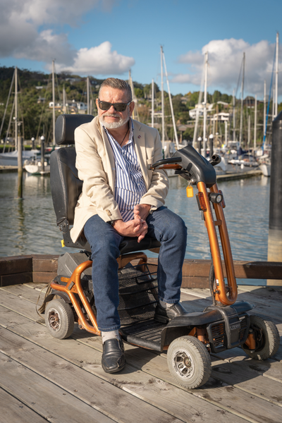 Photo of Jonny Wilkinson (CEO, Tiaho Trust) at Whangarei Town Basin